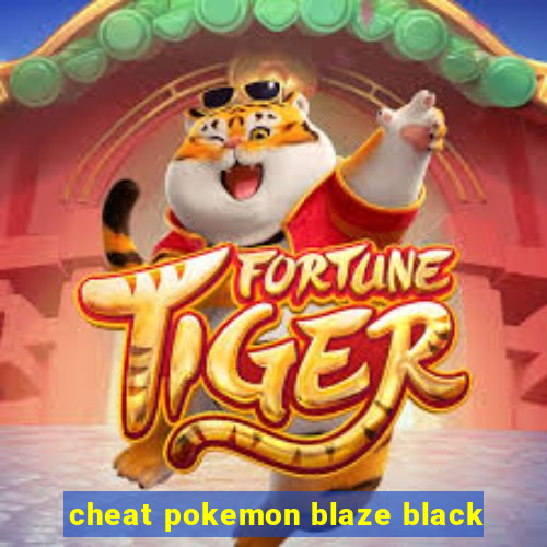 cheat pokemon blaze black